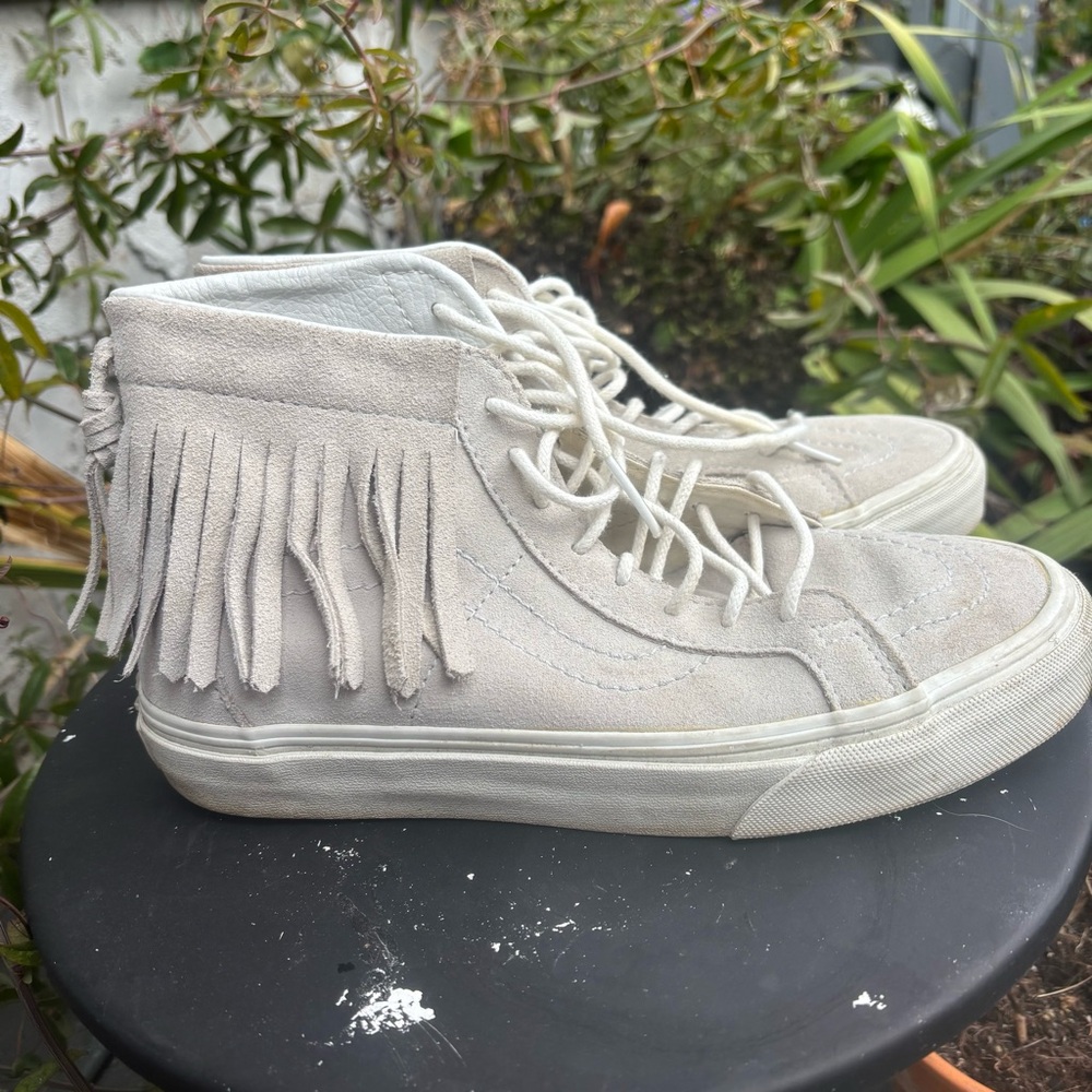 Vans Fringe high top Suede Sneakers